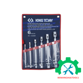 Bộ cờ lê 2 đầu lắc léo 6 cây Kingtony 1A06MR 
