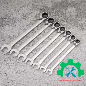 Chìa khóa vòng tự động có khóa gạt Kingtony 3732M, các size lẻ từ 7-24mm 