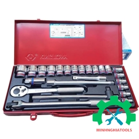Bộ tube 1/2" 24 chi tiết hệ inch Kingtony 4026SR01