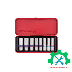 Bộ tuýp 3/8" loại 6 cạnh 8 chi tiết Kingtony 3508MR 