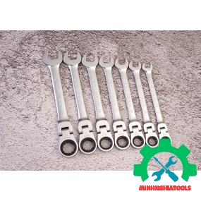 Cờ lê vòng miệng tự động đầu lắc léo  Kingtony 3730-XX , Kích thước lẻ từ 10-19mm