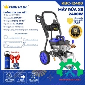 MÁY RỬA XE 2400W 180BAR KINGBLUE KBC-I2400 