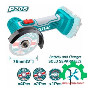 MÁY CẮT MINI CẦM TAY 76MM (3 INCH) DÙNG PIN TOTAL TAGLI7601