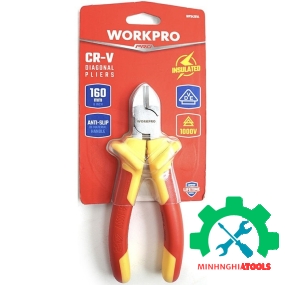 Kìm cắt cách điện, kích thước 6 inch Workpro - WP342014 