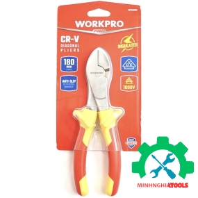 Kìm cắt cạnh, kích thước 180mm (7 inches) Workpro - WP342015 