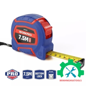 Thước cuộn tráng nylon, kích thước 7.5Mx25mm Workpro - WP261010 
