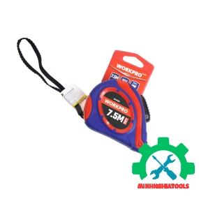Thước cuộn thép tự khóa, kích thước 5Mx19mm Workpro - WP261006 