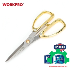 Kéo đa năng bằng thép không gỉ kích thước180mm (7 inches) Workpro - WP 214022 