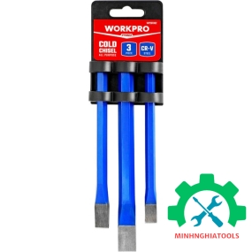 Bộ đục sắt 3 cái, kích thước 10x8x142mm, 13x10x152mm, 16x13x172mm Workpro - WP201302 