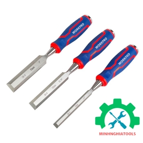 Dùi đục gỗ 3 cái kích thước 1/2 inch, 13/16 inch, 1 inch (12,20,25mm) Workpro - WP201301 