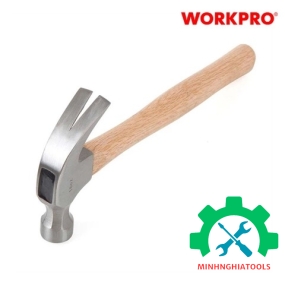 Búa đóng nhổ 225gram (8OZ), cán GỖ Workpro - WP241004 