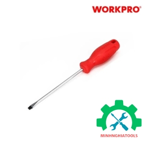 Tua vít đầu dẹt kích thước 5.5x75mm, thép hợp kim CR-V Workpro - WP221002 
