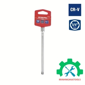Nối tuýp dài có đầu vuông 1/4 inch dài 6 inch 150mm Workpro - WP275023 
