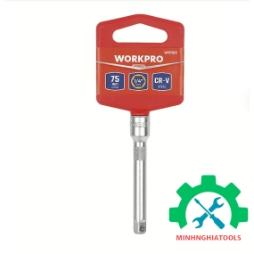Nối tuýp dài có đầu vuông 1/4 inch dài 3 inch 75mm Workpro - WP275021 