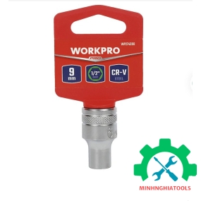 Đầu tube có đầu vuông 1/2 inch và đầu lục giác 6 cạnh size 9mm Workpro - WP274090