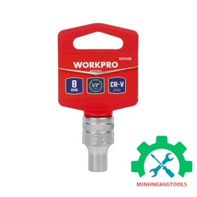Đầu tube có đầu vuông 1/2 inch và đầu lục giác 6 cạnh size 8mm Workpro - WP274089
