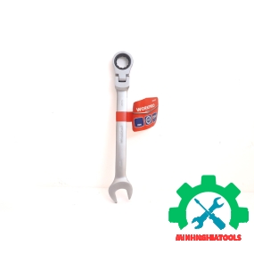Cờ lê vòng tự động đầu lắc léo Thép CR-V WORKPRO size lẻ từ 8-19mm