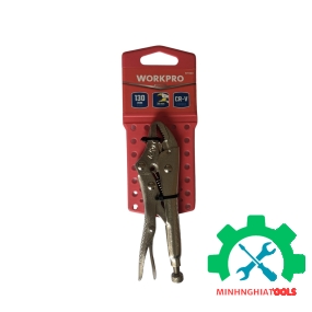 Kìm bấm mũi cong 5 inch 130mm Workpro - WP231057 