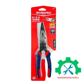 Kìm mỏ nhọn 8 inch 200mm loại tốt Workpro - WP231088 