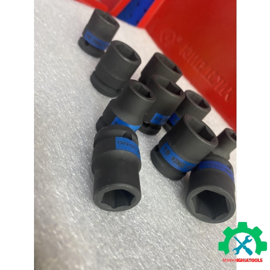 Đầu Tuýp 1/2" đen ngắn  (loại 6 cạnh) Kingtony 4535M