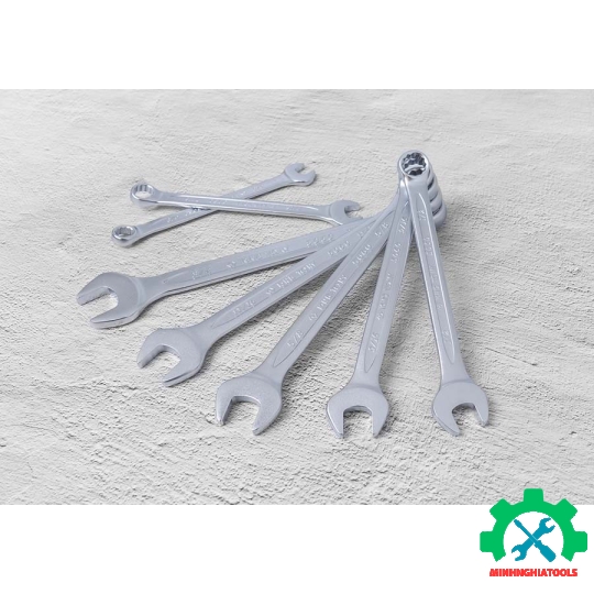 Bộ cờ lê vòng miệng hệ inch 11 chi tiết Kingtony 1211SR