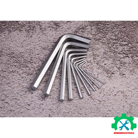 Bộ lục giác ngắn 9 chi tiết (1.5-10mm) Kingtony  20219MR 