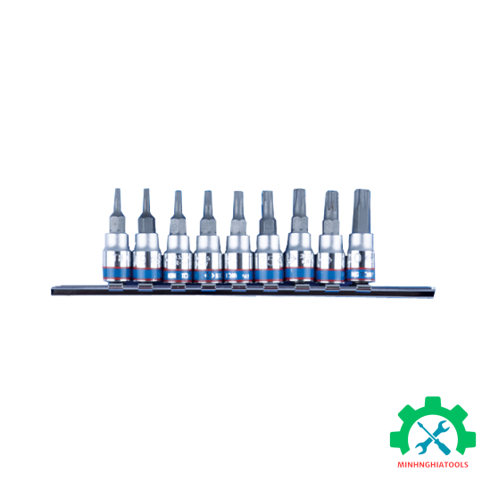 Bộ tuýp lục giác sao 1/4 Kingtony 2109PR 9 chi tiết T8-T40 