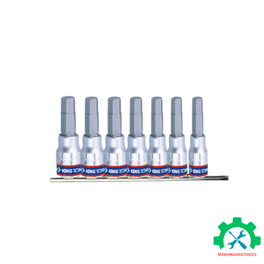 Bộ tuýp lục giác 1/4 Kingtony 2127PR 7 chi tiết H3-H10 