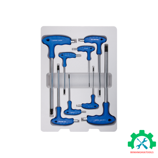 Bộ lúc giác chữ T đầu bi Kingtony 22108MR 8 cây 2-10mm 