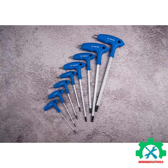 Bộ lúc giác chữ T đầu bi Kingtony 22108MR 8 cây 2-10mm 
