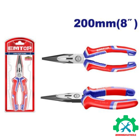 Kìm nhọn 8" EMTOP EPLRL0811 dài 200mm