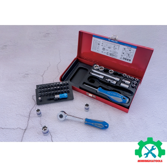 Bộ tuýp 1/4" Kingtony 2551MR 51 chi tiết