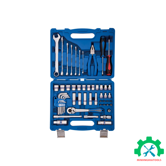 Bộ dụng cụ và tuýp 3/8" 54 chi tiết hệ mét Kingtony 3054MR 