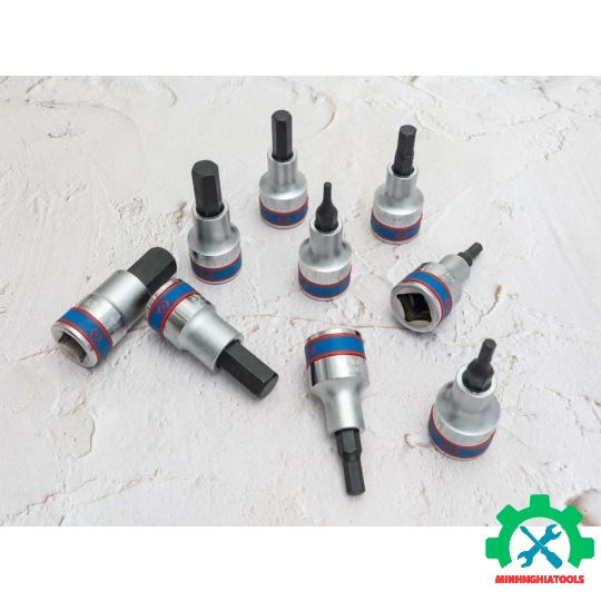 Bộ tuýp 9 chi tiết mũi lục giác Kingtony 4110PR 1/2 inch