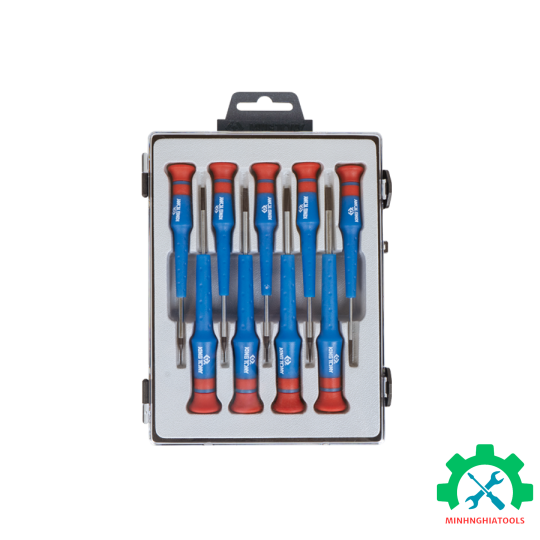 Bộ vít sửa điện tử 9 chi tiết đầu dẹp Kingtony 32209MR 