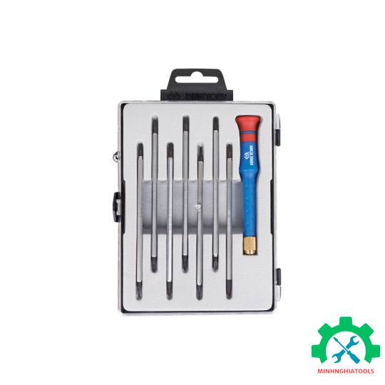 Bộ tua vít sửa điện tử 8 chi tiết hai đầu Kingtony 32607MR