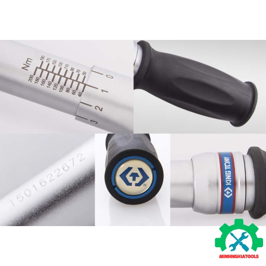 Cần siết lực 1/2 Kingtony 34462-1DG (40-200 Nm) dài 521mm 