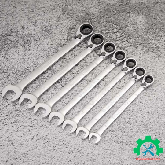Chìa khóa vòng tự động có khóa gạt Kingtony 3732M, các size lẻ từ 7-24mm 