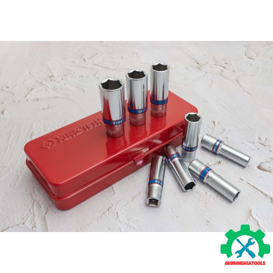 Bộ tube 3/8" loại 6 cạnh 8 chi tiết Kingtony 3508MR 