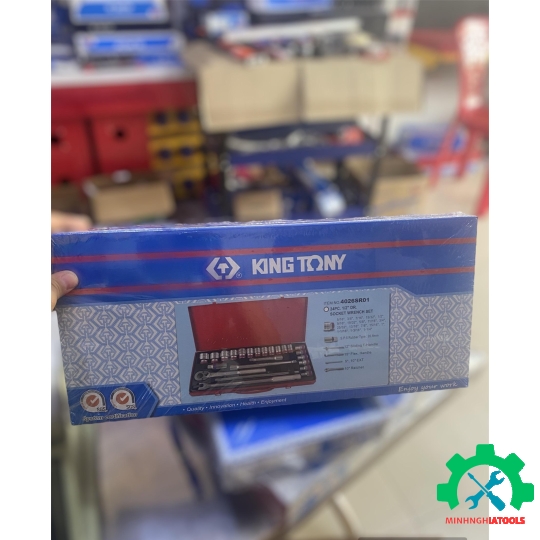 Bộ tube 1/2" 24 chi tiết hệ inch Kingtony 4026SR01