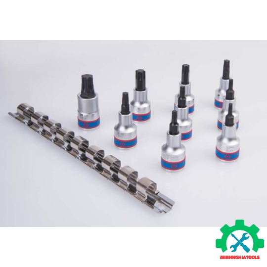 Bộ tuýp lục giác sao 1/2" Kingtony 4109PR10 9 chi tiết  T20-T60 