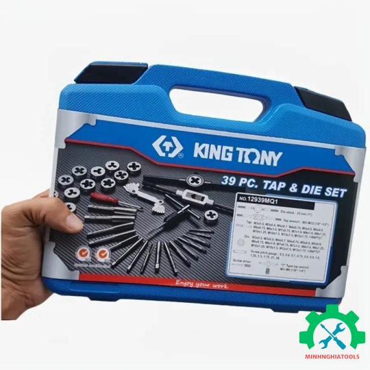Bộ taro ren hệ mét 39 món Kingtony 12939MQ1 