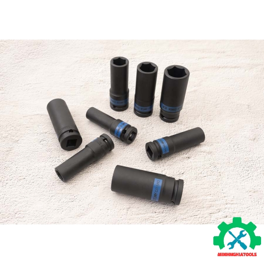 Bộ tuýp đen dài Kingtony 4410MP 8 chi tiết từ 12-23mm loại 6 cạnh 