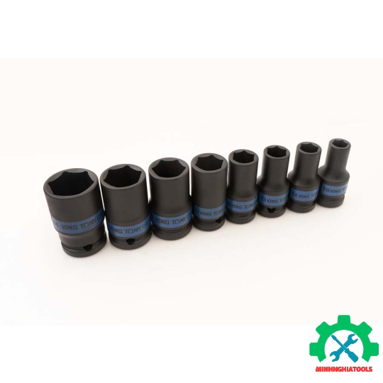Bộ tuýp đen dài 52mm Kingtony 4413MP 8 chi tiết 10-24mm