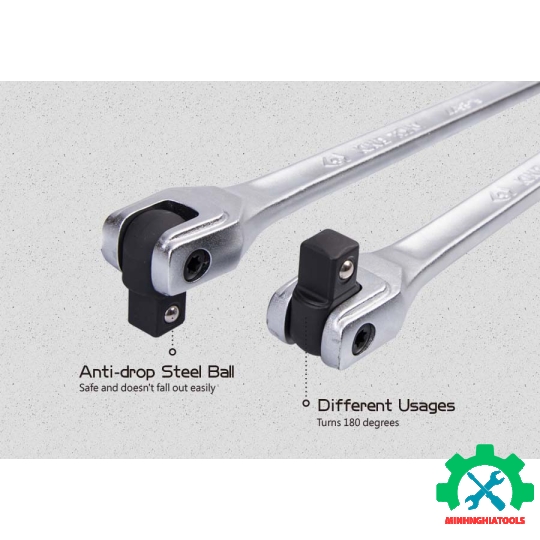Cần siết lắc léo 1/2" dài 375mm Kingtony 4453-15FR
