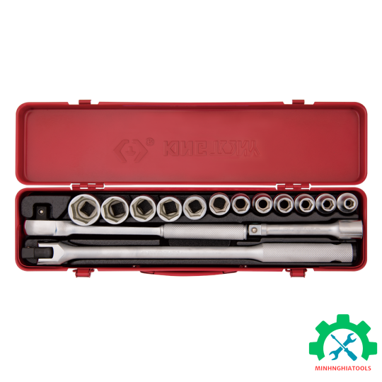 Bộ tuýp 1/2 inch 15 chi tiết hệ mét Kingtony 4501MR 
