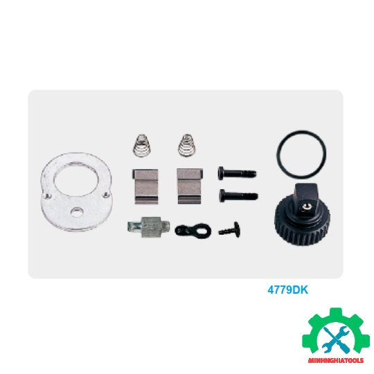 Cần siết tự động 1/2" Kingtony 4779-10 dài 250mm cán trắng