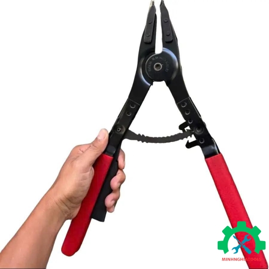 Kìm mở phe ngoài 82-165mm Kingtony 68RS16 dài 406mm ( màu đỏ )