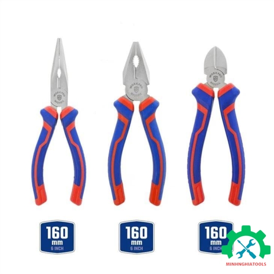 Bộ kìm 3 chi tiết WORKPRO WP201008