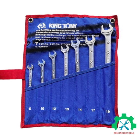 Bộ cờ lê vòng miệng 7 cây loại 1061 Kingtony 12C7MRN01 (8-19mm) 